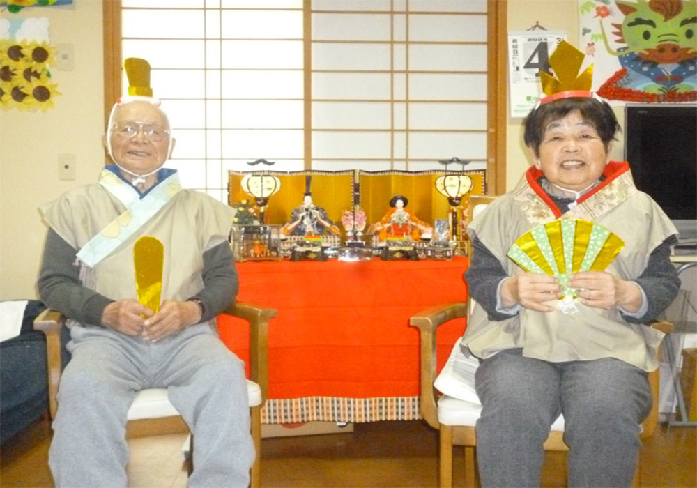 グループホーム　まごころ　ひな祭り